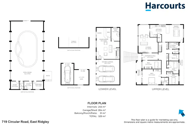 Floorplan of Homely house listing, 719 Circular Road, East Ridgley TAS 7321