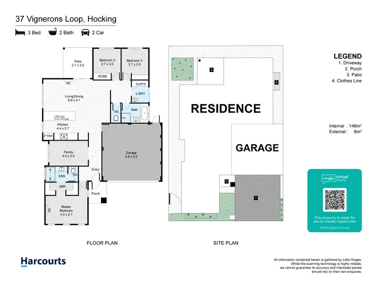 Floorplan of Homely house listing, 37 Vignerons Loop, Hocking WA 6065