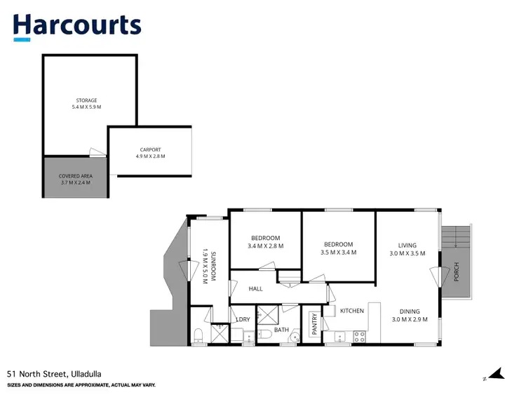 Floorplan of Homely house listing, 51 North Street, Ulladulla NSW 2539