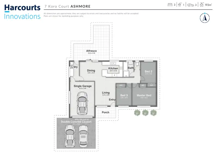 Floorplan of Homely house listing, 7 Koro Court, Ashmore QLD 4214