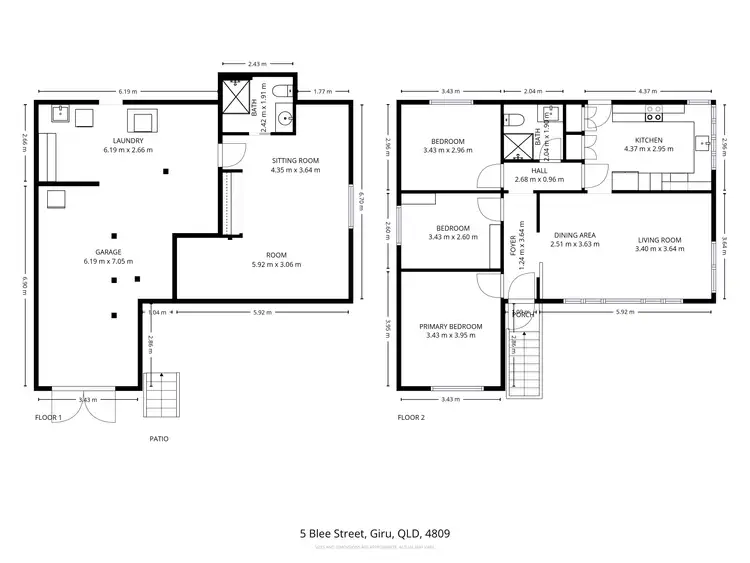 Floorplan of Homely house listing, 5 Blee Street, Giru QLD 4809