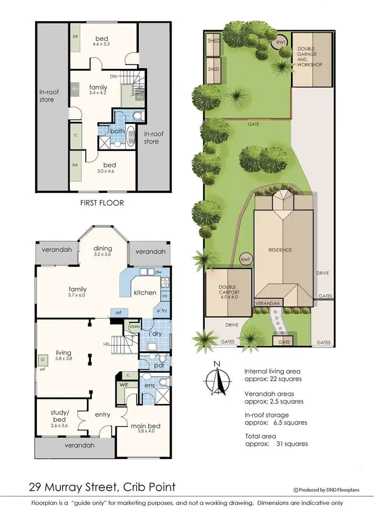 Floorplan of Homely house listing, 29 Murray Street, Crib Point VIC 3919