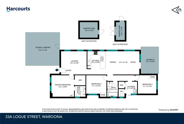 Floorplan of Homely house listing, 33A Logue Street, Waroona WA 6215