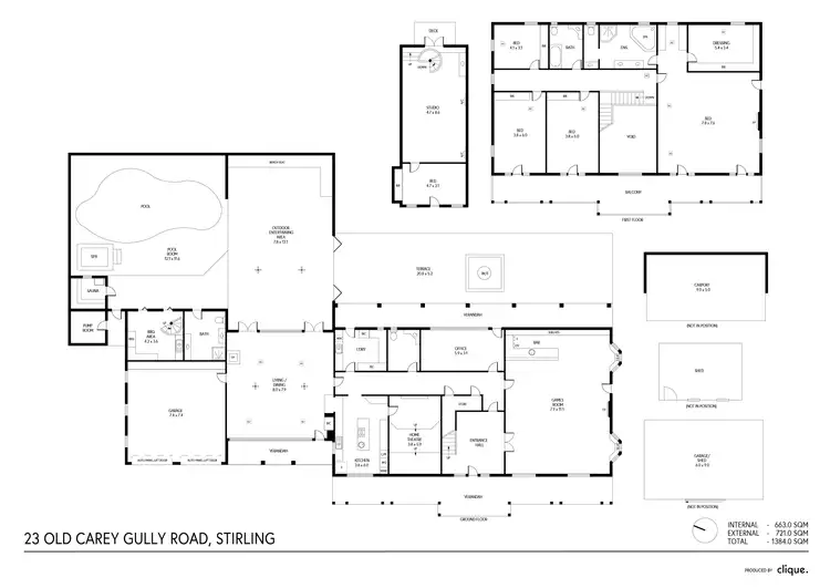 Floorplan of Homely house listing, 23 Old Carey Gully Road, Stirling SA 5152