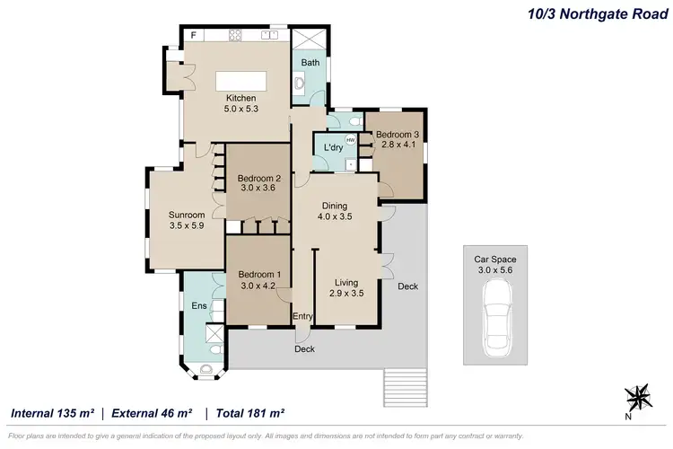 Floorplan of Homely unit listing, 10/3 Northgate Road, Nundah QLD 4012