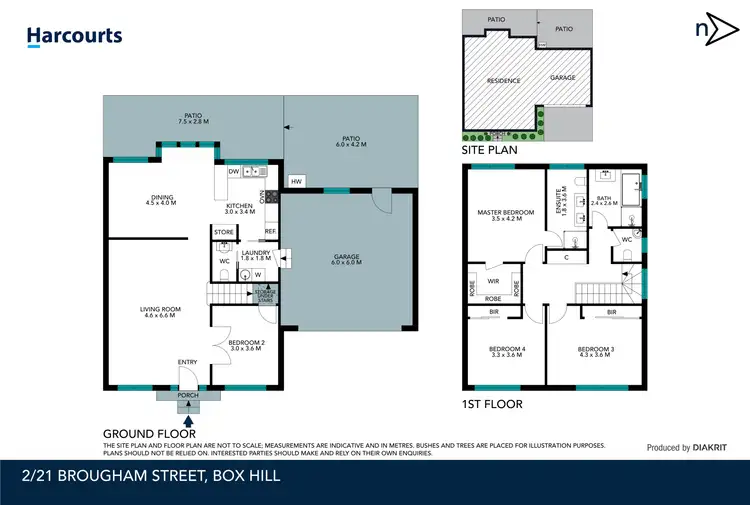 Floorplan of Homely townhouse listing, 2/21 Brougham Street, Box Hill VIC 3128