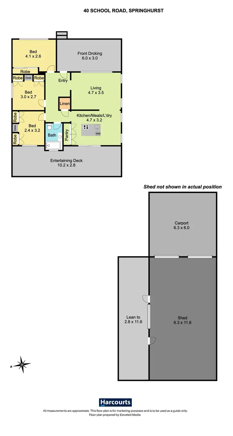 Floorplan of Homely house listing, 40 School Road, Springhurst VIC 3682