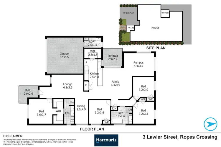 Floorplan of Homely house listing, 3 Lawler Street, Ropes Crossing NSW 2760