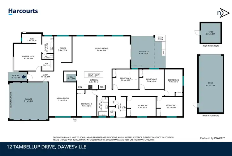Floorplan of Homely house listing, 12 Tambellup Drive, Dawesville WA 6211