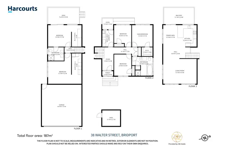 Floorplan of Homely house listing, 38 Walter Street, Bridport TAS 7262