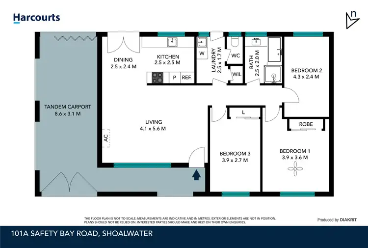 Floorplan of Homely house listing, 101A Safety Bay Road, Shoalwater WA 6169