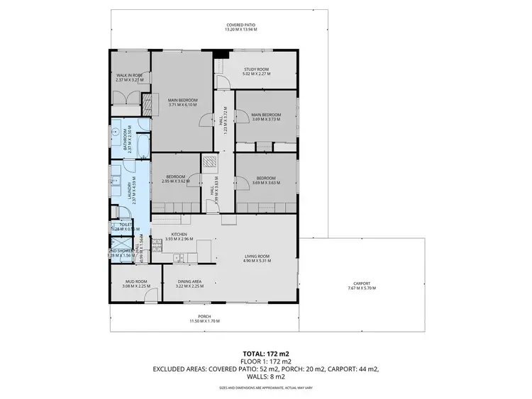 Floorplan of Homely rural property listing, 106 Cornishtown Road, Rutherglen VIC 3685