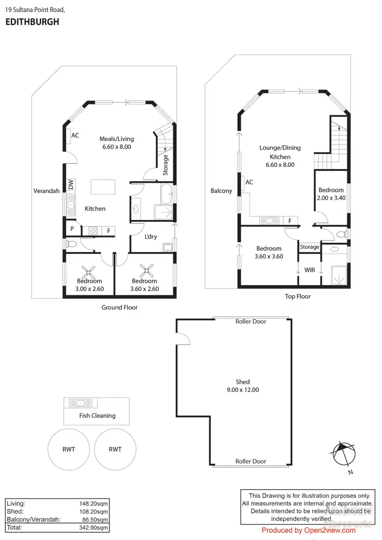 Floorplan of Homely house listing, 19 Sultana Point Road, Edithburgh SA 5583