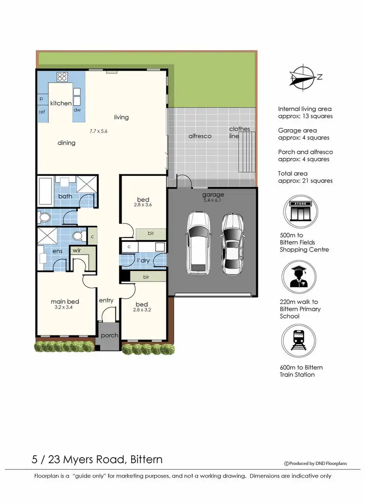 Floorplan of Homely unit listing, 5/23 Myers Road, Bittern VIC 3918