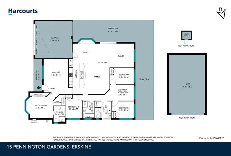 Floorplan of Homely house listing, 15 Pennington Gardens, Erskine WA 6210