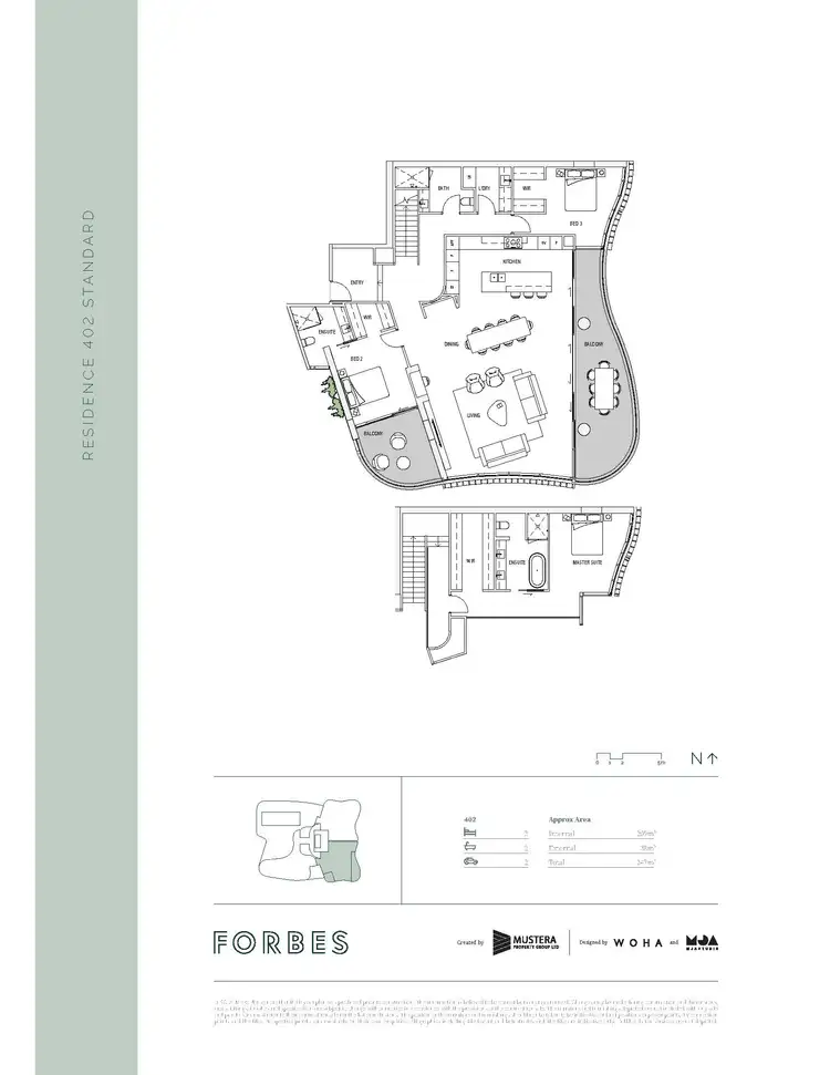 Floorplan of Homely apartment listing, 402/10 Forbes Road, Applecross WA 6153