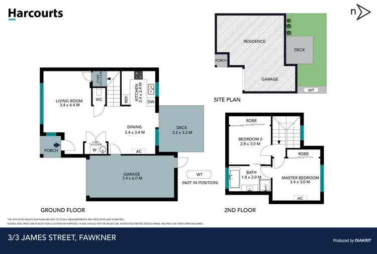 Floorplan of Homely townhouse listing, 3/3 James Street, Fawkner VIC 3060