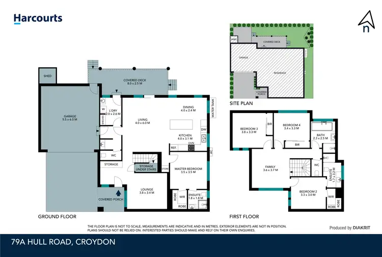 Floorplan of Homely townhouse listing, 79A Hull Road, Croydon VIC 3136