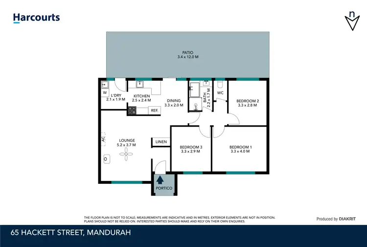 Floorplan of Homely house listing, 65 Hackett Street, Mandurah WA 6210