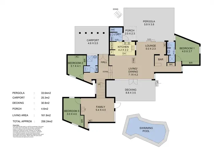 Floorplan of Homely house listing, 4 Grandview Court, Crafers SA 5152