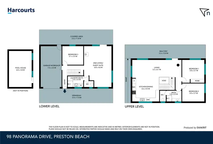Floorplan of Homely house listing, 98 Panorama Drive, Preston Beach WA 6215