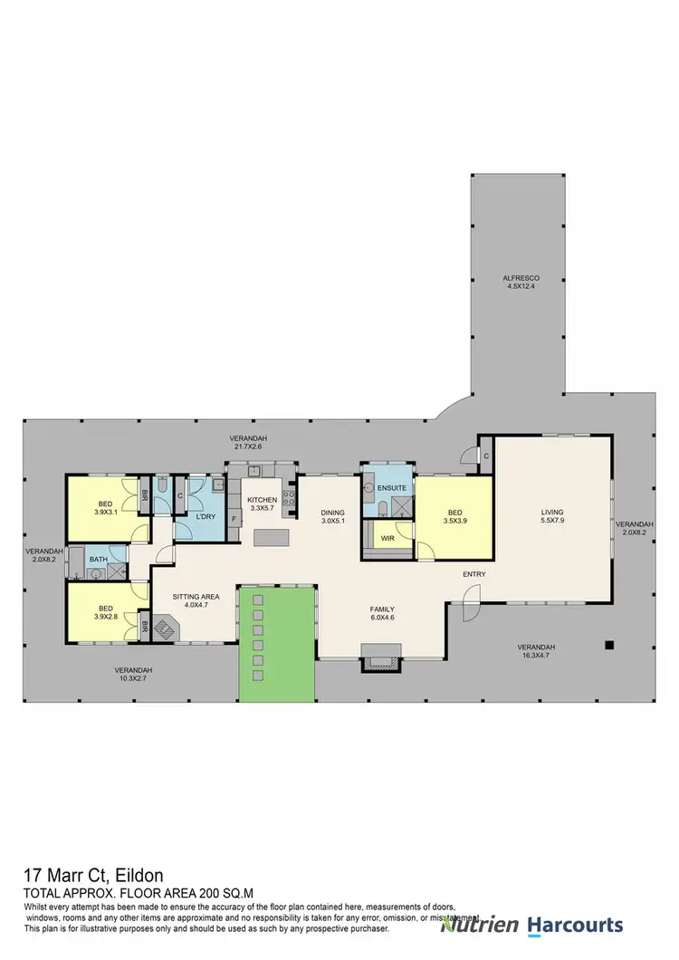 Floorplan of Homely rural property listing, 17 Marr Court, Eildon VIC 3713
