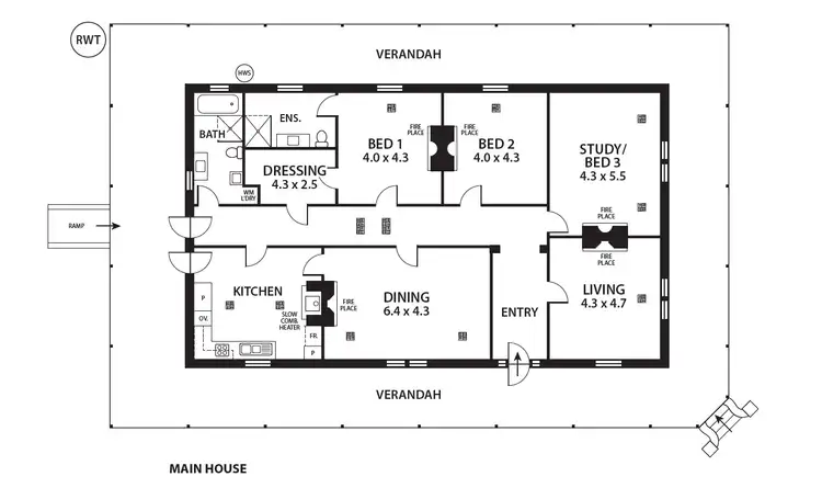 Floorplan of Homely rural property listing, 201 Murphy Road, Barabba SA 5460