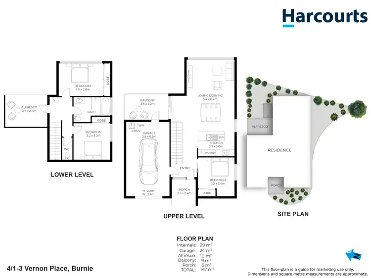 Floorplan of Homely unit listing, 4/1-3 Vernon Place, Burnie TAS 7320