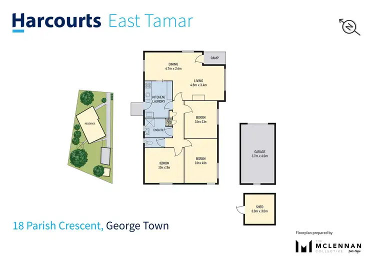 Floorplan of Homely house listing, 18 Parish Crescent, George Town TAS 7253
