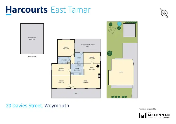 Floorplan of Homely house listing, 20 Davies Street, Weymouth TAS 7252