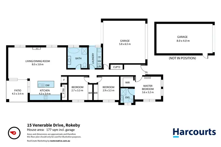 Floorplan of Homely house listing, 15 Venerable Drive, Rokeby TAS 7019