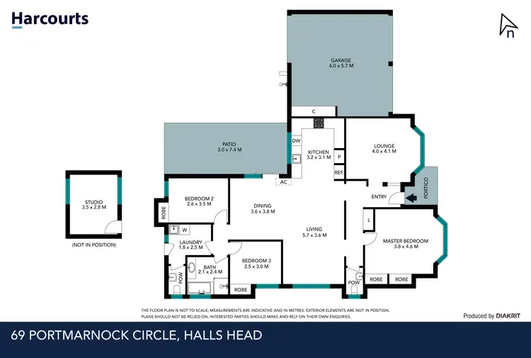 Floorplan of Homely house listing, 69 Portmarnock Circle, Halls Head WA 6210