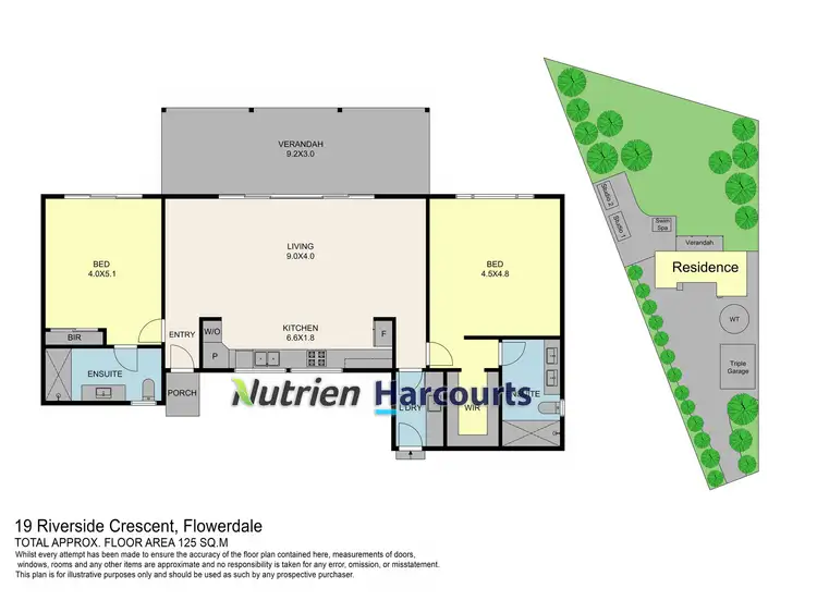 Floorplan of Homely house listing, 19 Riverside Crescent, Flowerdale VIC 3717