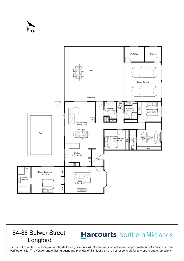 Floorplan of Homely house listing, 84-86 Bulwer Street, Longford TAS 7301
