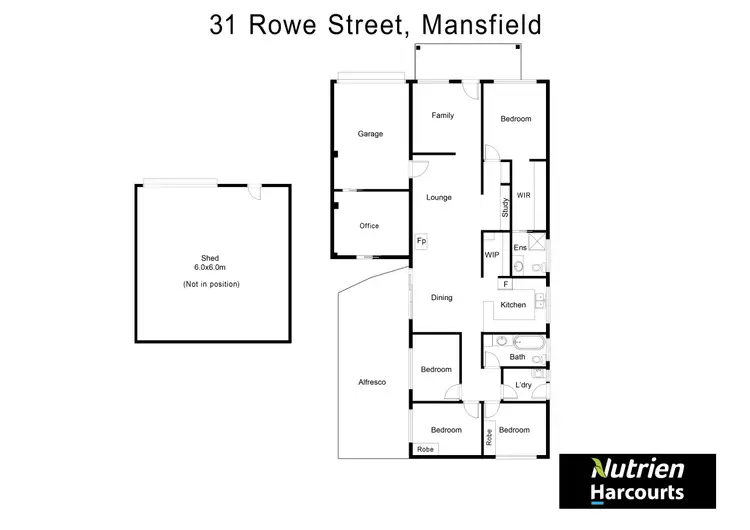 Floorplan of Homely house listing, 31 Rowe Street, Mansfield VIC 3722