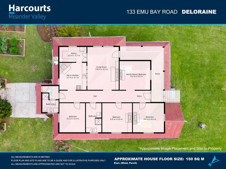 Floorplan of Homely house listing, 133 Emu Bay Road, Deloraine TAS 7304