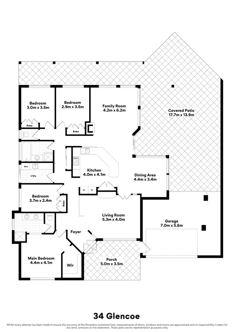 Floorplan of Homely house listing, 34 Glencoe Loop, Kinross WA 6028