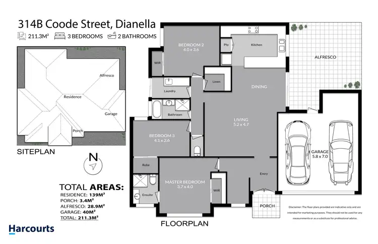 Floorplan of Homely unit listing, 341B Coode Street, Dianella WA 6059