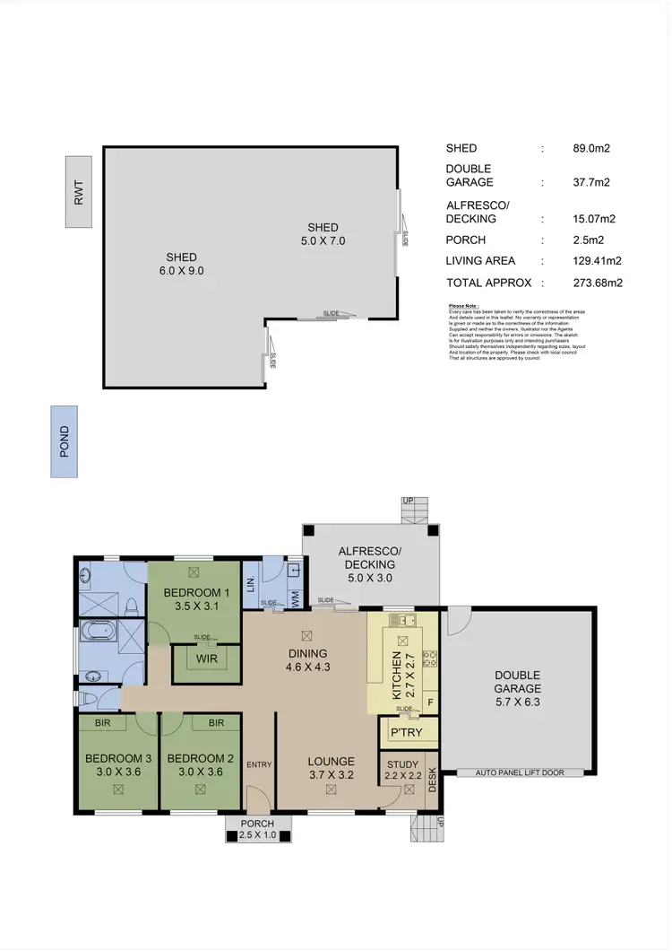 Floorplan of Homely house listing, 45 Kachina Drive, Mount Barker SA 5251