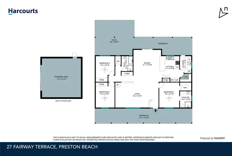 Floorplan of Homely house listing, 27 Fairway Terrace, Preston Beach WA 6215