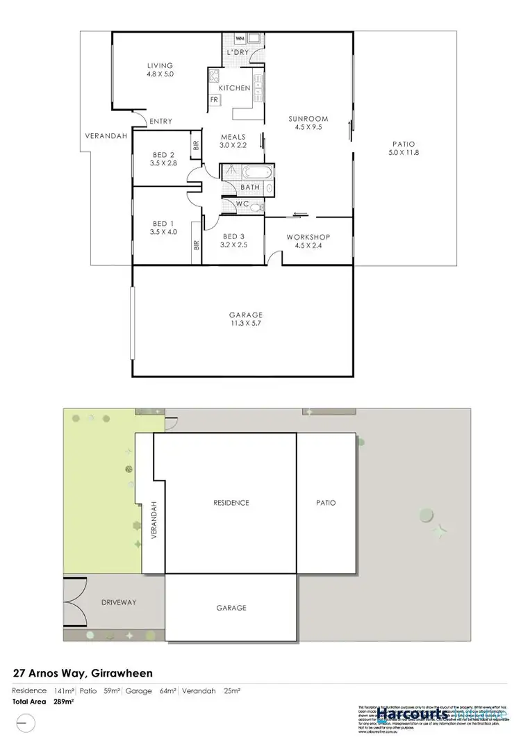 Floorplan of Homely house listing, 27 Arnos Way, Girrawheen WA 6064