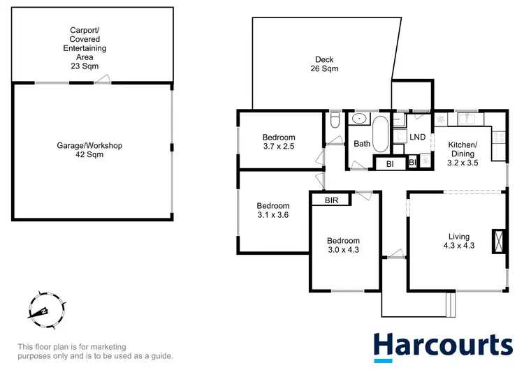 Floorplan of Homely house listing, 50 Lamprill Circle, Herdsmans Cove TAS 7030