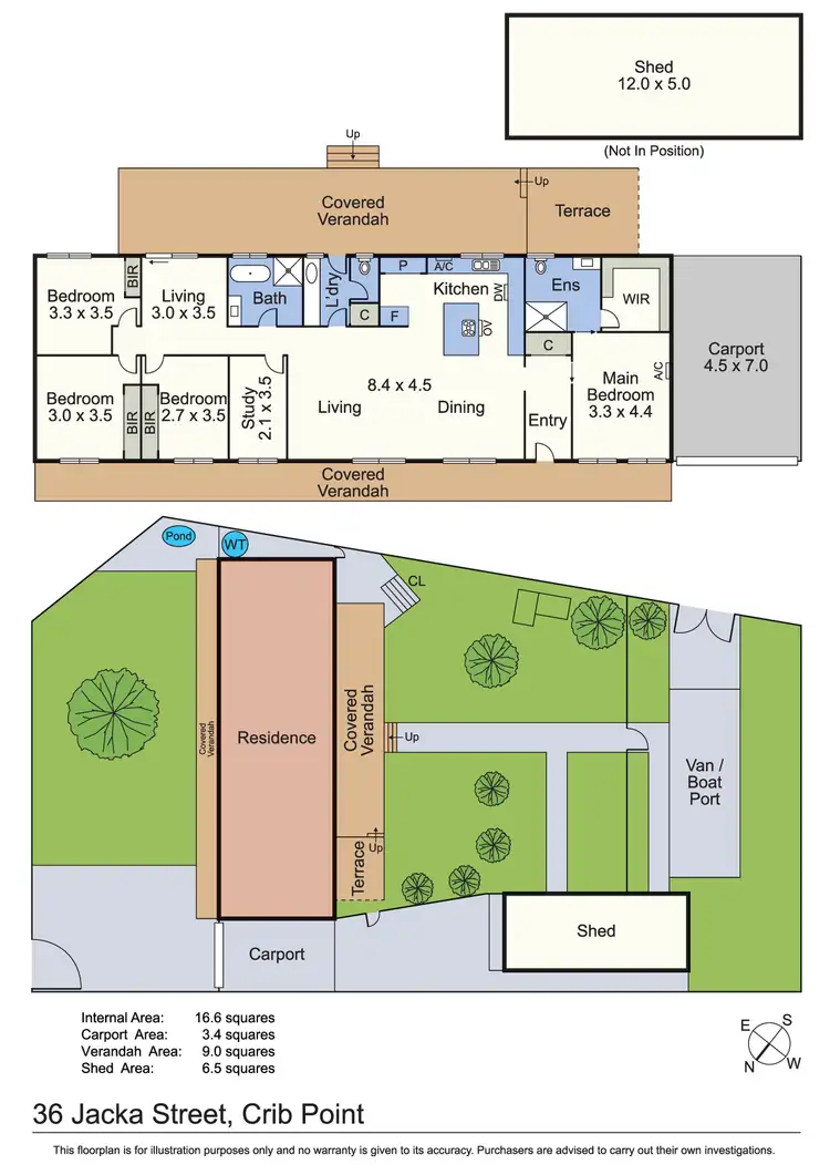 Floorplan of Homely house listing, 36 Jacka Street, Crib Point VIC 3919