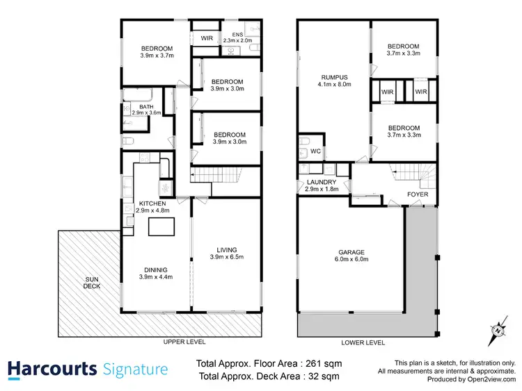 Floorplan of Homely house listing, 5 Pindos Drive, Tranmere TAS 7018