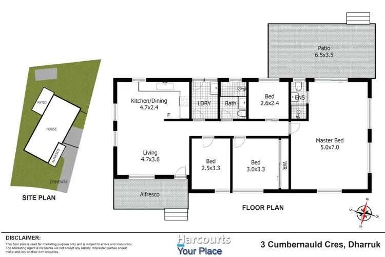 Floorplan of Homely house listing, 3 Cumbernauld Crescent, Dharruk NSW 2770