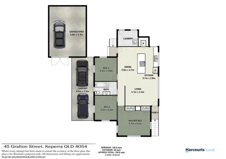 Floorplan of Homely house listing, 45 Gralton Street, Keperra QLD 4054