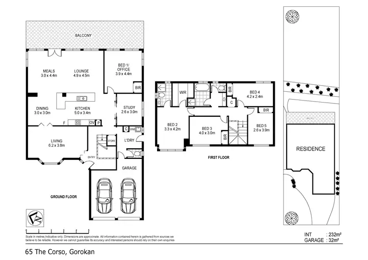 Floorplan of Homely house listing, 65 The Corso, Gorokan NSW 2263