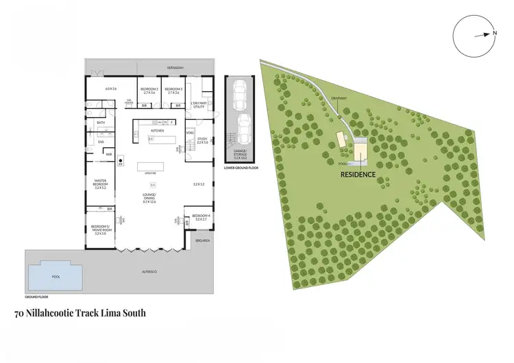 Floorplan of Homely house listing, 70 Nillahcootie Track, Lima South VIC 3673