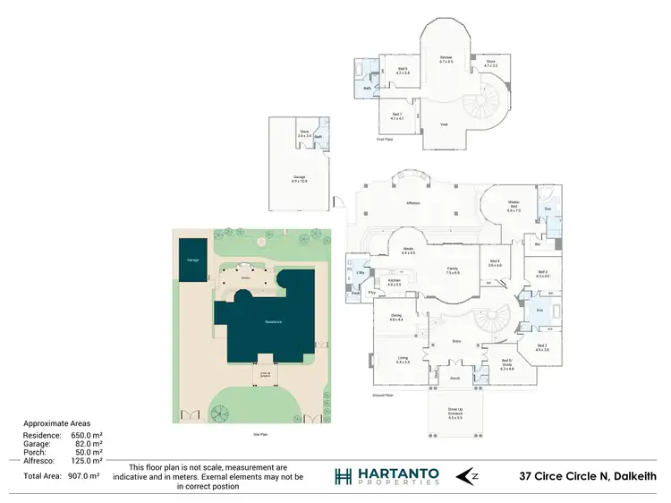 Floorplan of Homely house listing, 37 Circe Circle North, Dalkeith WA 6009