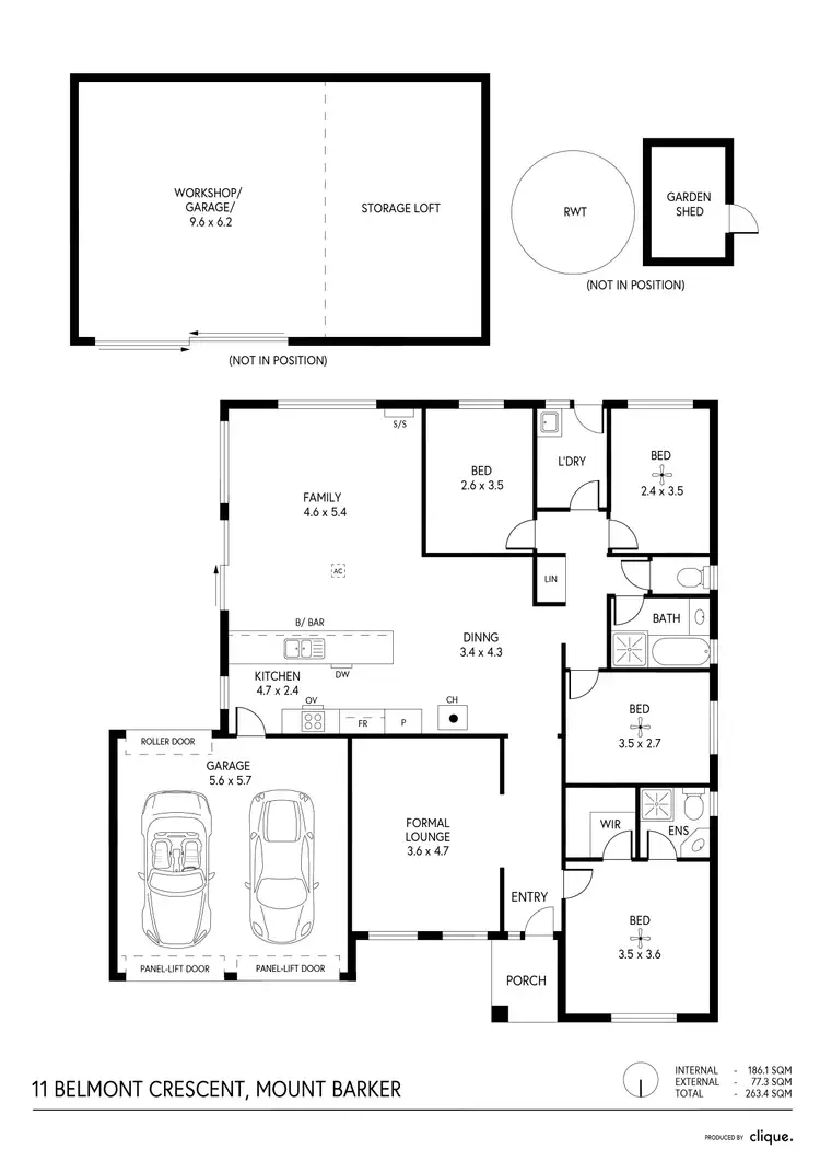 Floorplan of Homely house listing, 11 Belmont Crescent, Mount Barker SA 5251